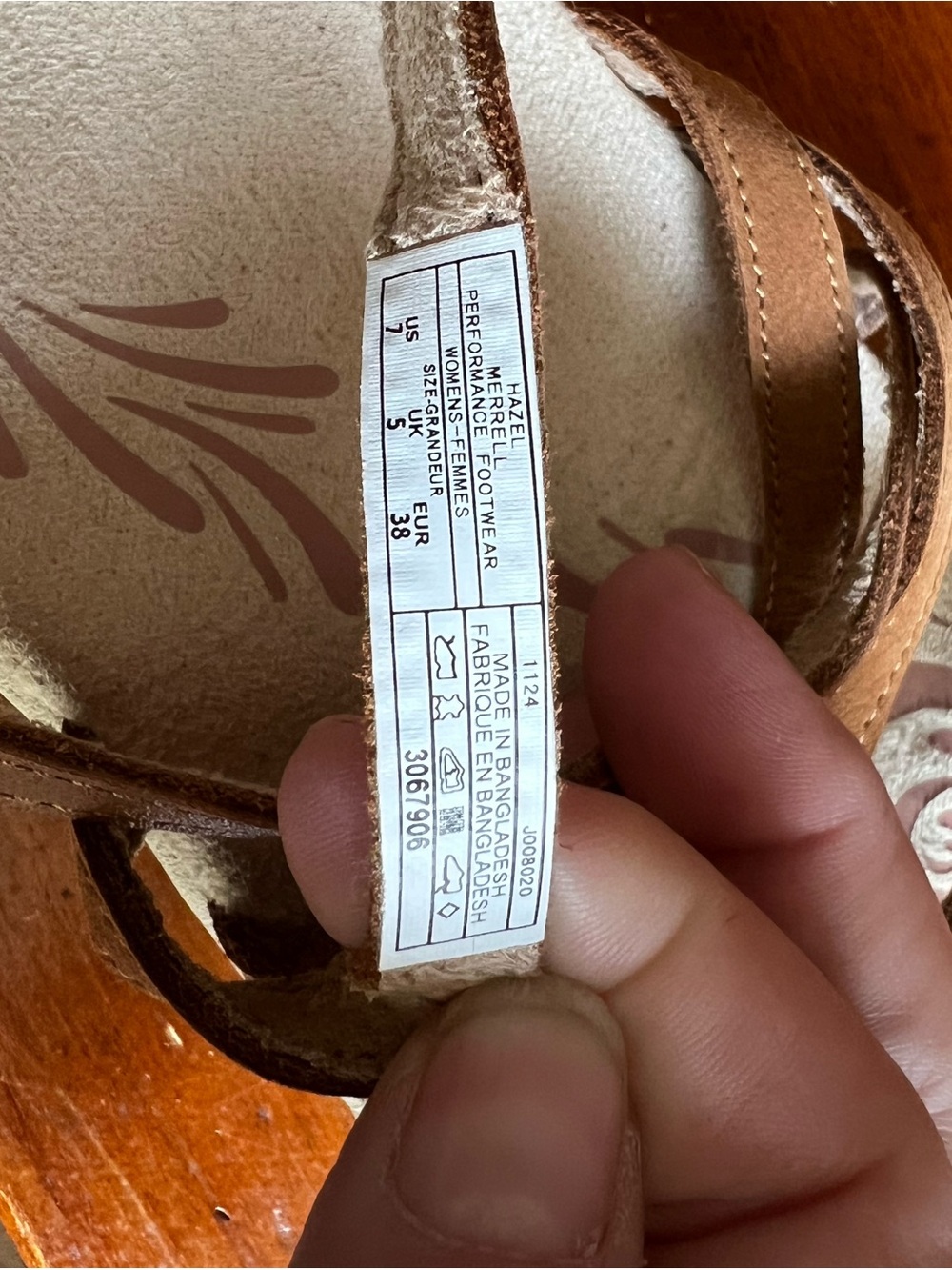 Merrell Women's Tan Multi-Strap Slide Sandals - Picture 4 of 6